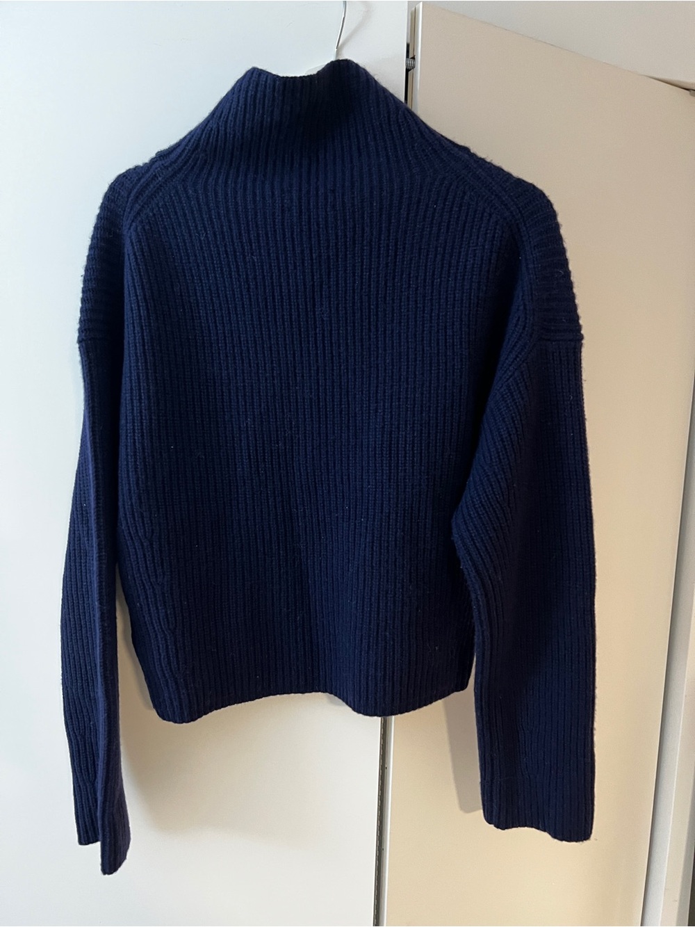 Ralph Lauren Deep Navy Ribbed Turtleneck Sweater